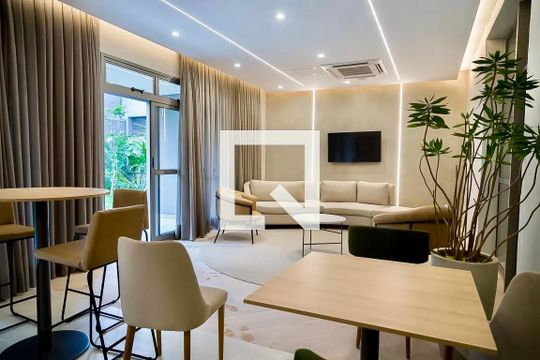 Área comum - Salão de festas de apartamento para alugar com 1 quarto, 34m² em Saúde, São Paulo