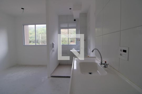 Cozinha de apartamento para alugar com 2 quartos, 36m² em Usina Piratininga, São Paulo