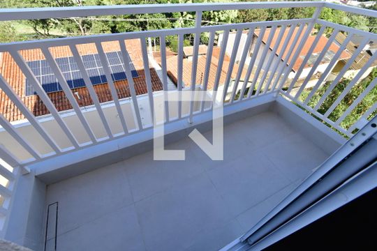Sacada do Quarto 2 - Suíte de casa à venda com 4 quartos, 350m² em Jardim Lumen Christi, Campinas