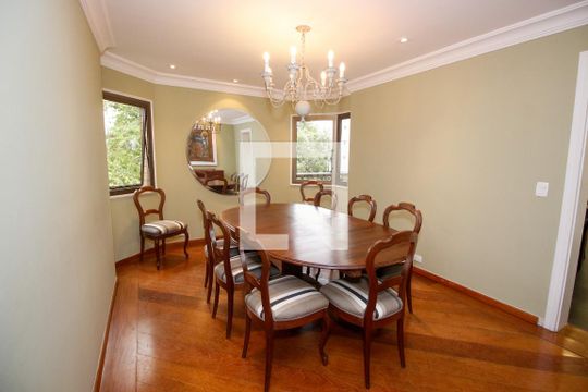 Sala de Jantar de apartamento à venda com 5 quartos, 340m² em Vila Andrade, São Paulo
