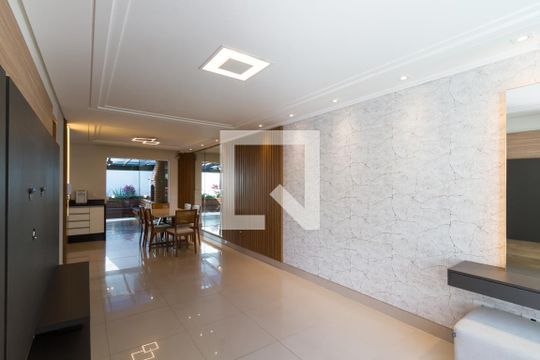 Sala de casa de condomínio para alugar com 3 quartos, 164m² em Jardim das Américas, Curitiba