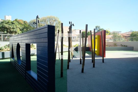Área comum - Playground de apartamento para alugar com 1 quarto, 51m² em Jardim Vera Cruz, São Paulo