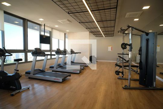 Área comum - Academia de apartamento para alugar com 1 quarto, 51m² em Jardim Vera Cruz, São Paulo