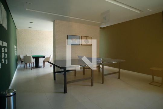 Área comum - Sala de Jogos de apartamento para alugar com 1 quarto, 51m² em Jardim Vera Cruz, São Paulo