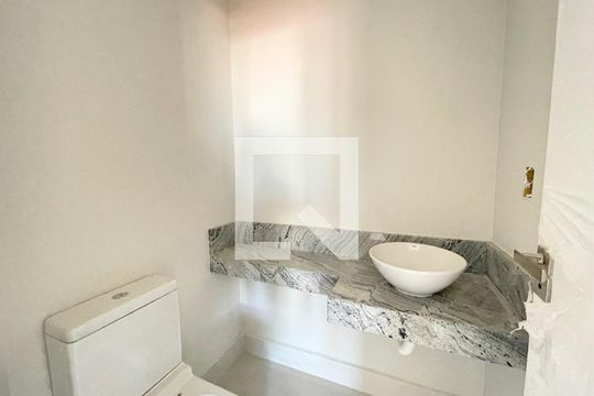 Lavabo de apartamento à venda com 4 quartos, 101m² em Pampulha, Belo Horizonte