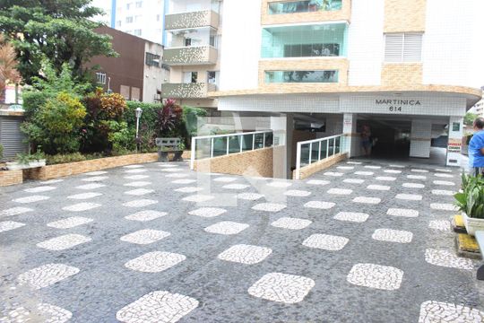 Área comum de apartamento para alugar com 1 quarto, 50m² em Centro, São Vicente