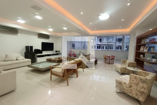Sala de apartamento para alugar com 4 quartos, 278m² em Copacabana, Rio de Janeiro