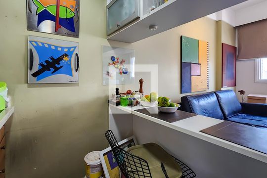 Cozinha de kitnet/studio para alugar com 1 quarto, 35m² em Alphaville Centro Industrial E Empresarial/alphaville., Barueri