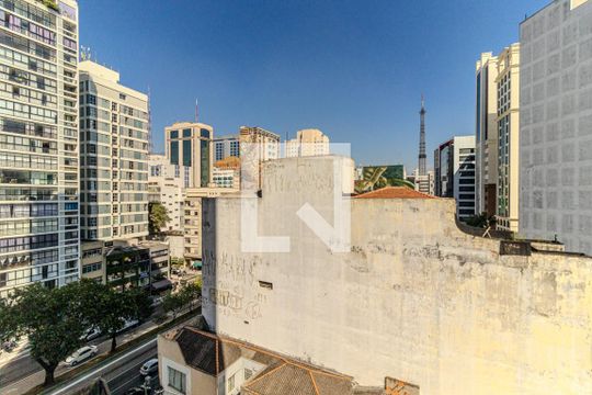 Vista do Studio de kitnet/studio à venda com 1 quarto, 24m² em Consolação, São Paulo