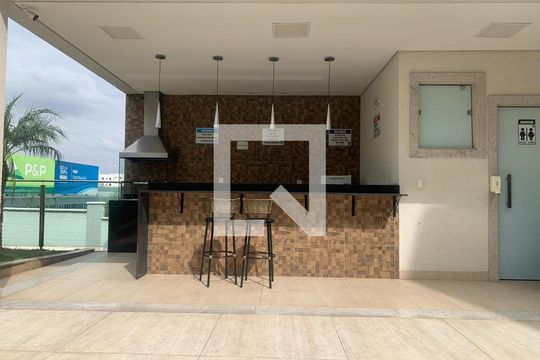 Área comum - Churrasqueira de apartamento à venda com 2 quartos, 43m² em Ch Reunidas St Terezinha, Contagem