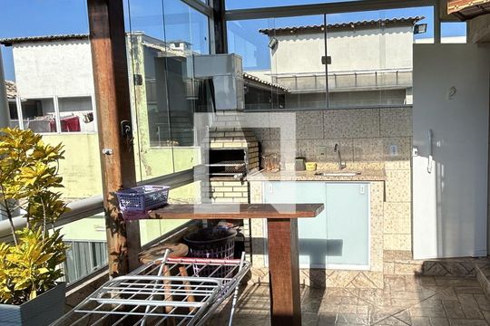 Churrasqueira de casa de condomínio à venda com 2 quartos, 68m² em Irajá, Rio de Janeiro
