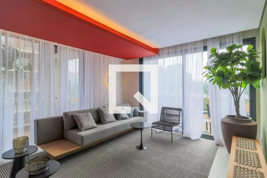 Área comum de apartamento para alugar com 2 quartos, 69m² em Jardim das Acácias, São Paulo