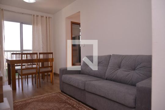 Sala de apartamento para alugar com 2 quartos, 54m² em Vila Príncipe de Gales, Santo André