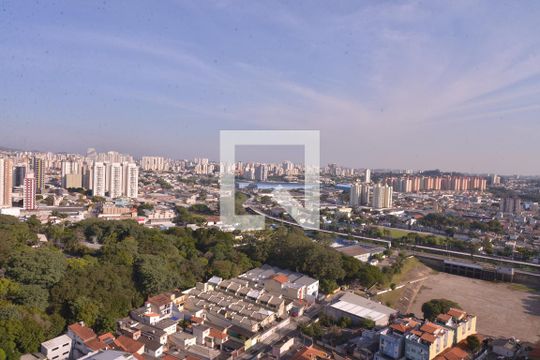 Varanda da sala  de apartamento para alugar com 2 quartos, 54m² em Vila Príncipe de Gales, Santo André