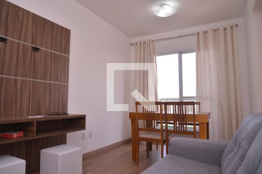 Sala de apartamento para alugar com 2 quartos, 54m² em Vila Príncipe de Gales, Santo André