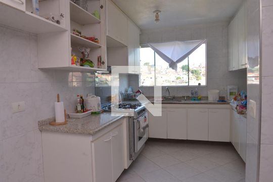Cozinha  de casa à venda com 3 quartos, 256m² em Campestre, Santo André
