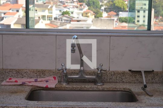 Cozinha  de casa à venda com 3 quartos, 256m² em Campestre, Santo André