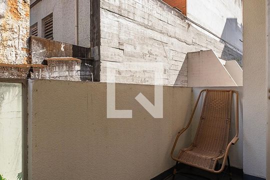 Sala - Varanda de apartamento para alugar com 1 quarto, 55m² em Pinheiros, São Paulo