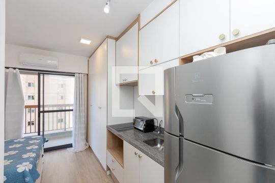Studio de kitnet/studio para alugar com 1 quarto, 25m² em Brooklin, São Paulo