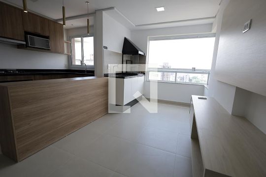 Sala de apartamento à venda com 3 quartos, 94m² em Vila Lea, Santo André