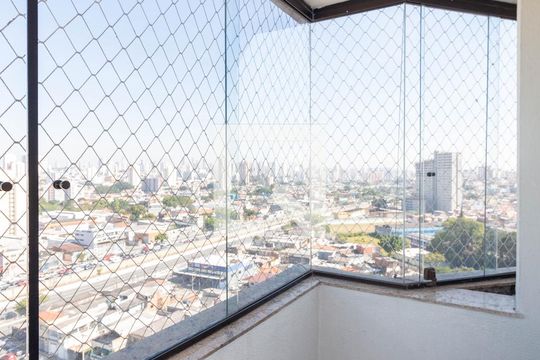 Varanda da Suíte   de apartamento para alugar com 3 quartos, 75m² em Vila Matilde, São Paulo