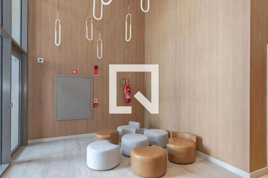 Hall Social Bloco de kitnet/studio à venda com 1 quarto, 27m² em Santo Amaro, São Paulo