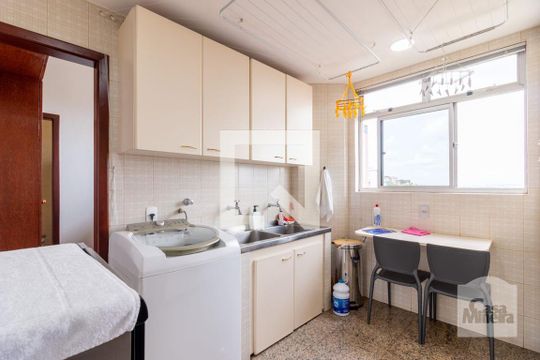 Área de serviço  de apartamento à venda com 4 quartos, 240m² em Gutierrez, Belo Horizonte
