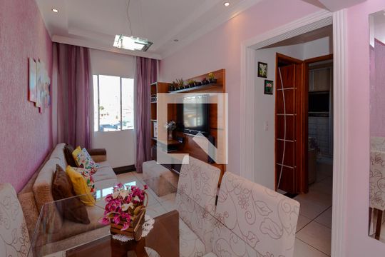 Sala de apartamento à venda com 1 quarto, 42m² em Planalto, São Bernardo do Campo