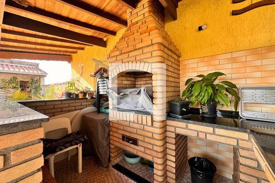 Varanda gourmet de casa à venda com 3 quartos, 270m² em Jardim Alvorada, Santo André