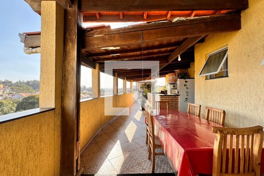 Varanda gourmet de casa à venda com 3 quartos, 270m² em Jardim Alvorada, Santo André