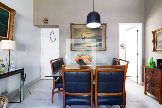 Sala de apartamento à venda com 3 quartos, 100m² em Jardim Botânico, Rio de Janeiro