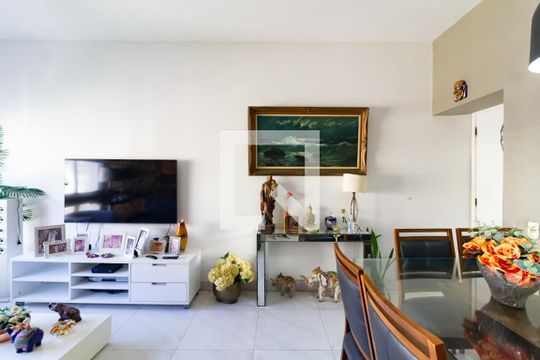 Sala de apartamento à venda com 3 quartos, 100m² em Jardim Botânico, Rio de Janeiro
