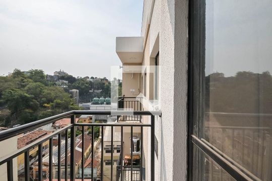 Varanda de apartamento à venda com 1 quarto, 30m² em São Cristóvão, Rio de Janeiro