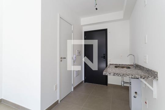 Cozinha de kitnet/studio à venda com 1 quarto, 60m² em Moema, São Paulo