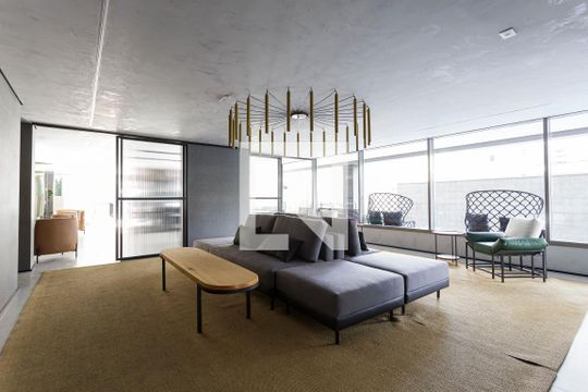 Área gourmet de kitnet/studio à venda com 1 quarto, 60m² em Moema, São Paulo