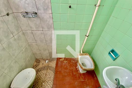 Banheiro de apartamento para alugar com 1 quarto, 40m² em Riachuelo, Rio de Janeiro