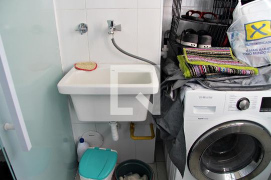 Área de Serviço de apartamento à venda com 2 quartos, 54m² em Jardim Imperador, Guarulhos