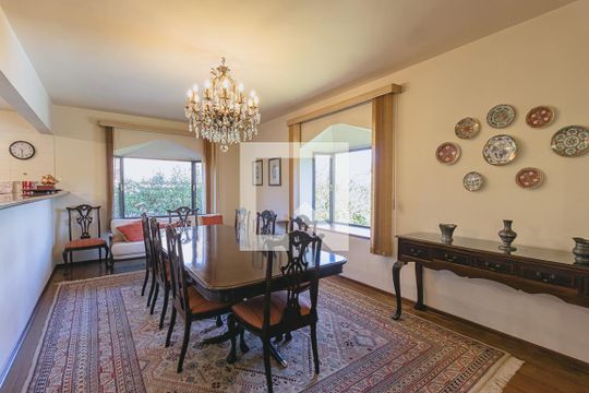 Sala de Jantar de casa de condomínio para alugar com 6 quartos, 580m² em Condomínio Chácara dos Eucaliptos, São José dos Campos