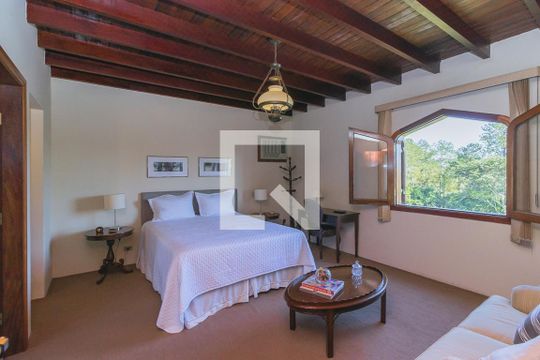 Suíte 1 de casa de condomínio para alugar com 6 quartos, 580m² em Condomínio Chácara dos Eucaliptos, São José dos Campos