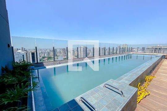 Área comum - Piscina de kitnet/studio para alugar com 1 quarto, 39m² em Vila Mariana, São Paulo