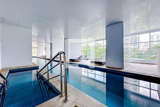 Área comum - Piscina de apartamento à venda com 1 quarto, 80m² em Vila Regente Feijó, São Paulo