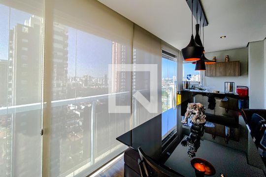 Varanda gourmet de apartamento à venda com 1 quarto, 80m² em Vila Regente Feijó, São Paulo
