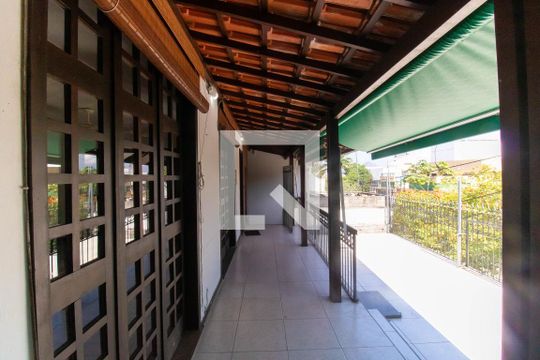 Varanda da Sala de casa de condomínio à venda com 5 quartos, 450m² em São Francisco, Niterói