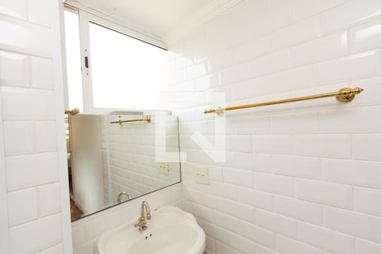 Banheiro da Suíte de apartamento para alugar com 2 quartos, 80m² em Indianópolis, São Paulo