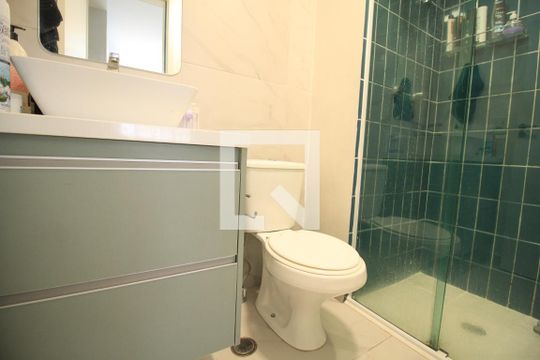 Banheiro do Quarto 1 de apartamento à venda com 3 quartos, 82m² em Mooca, São Paulo