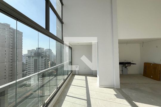 Varanda da Sala  de apartamento à venda com 2 quartos, 96m² em Vila Clementino, São Paulo