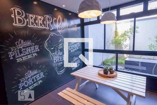 Espaço Gourmet de kitnet/studio para alugar com 1 quarto, 34m² em Bom Retiro, São Paulo