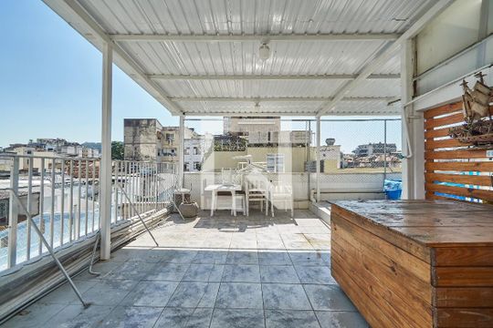 Terraço de casa de condomínio à venda com 4 quartos, 96m² em Vila Isabel, Rio de Janeiro