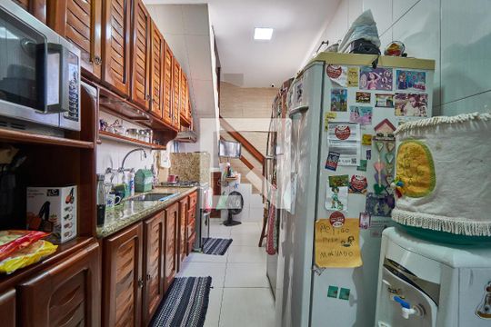 Cozinha de casa de condomínio à venda com 4 quartos, 96m² em Vila Isabel, Rio de Janeiro