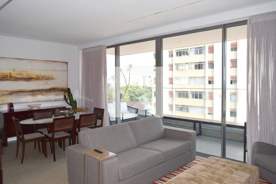 Sala de apartamento à venda com 2 quartos, 115m² em Cerqueira César, São Paulo